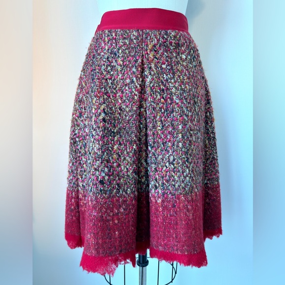 Alberta Ferretti Dresses & Skirts - Alberta Ferretti Multicolor Tweed A-Line Skirt USA size 4